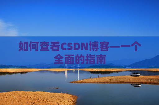 如何查看CSDN博客—一个全面的指南